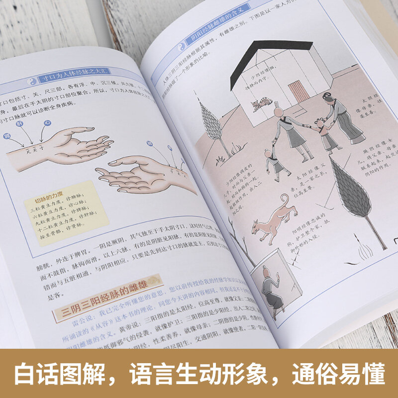 Huang Di Nei Jing Traditionele Chinese Geneeskunde Gezondheid Boeken Daquan Chinese Geneeskunde Basic Theorie Vier Beroemde Medische Boeken