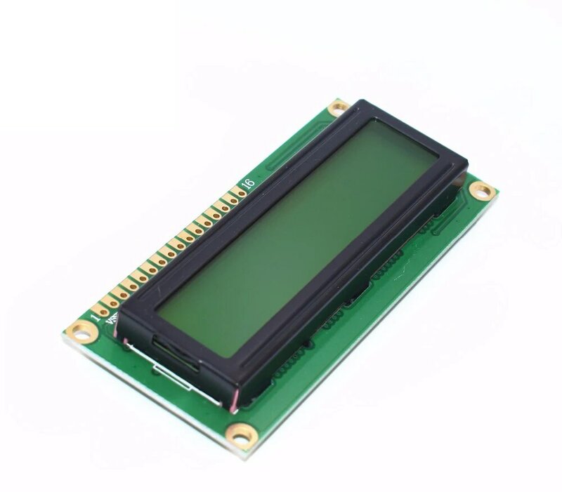 Tampilan Modul LCD Seri 1602 dengan Lampu Latar Biru/Hijau HD44780 Karakter Pengendali untuk Arduino Uno R3 Mega 2560