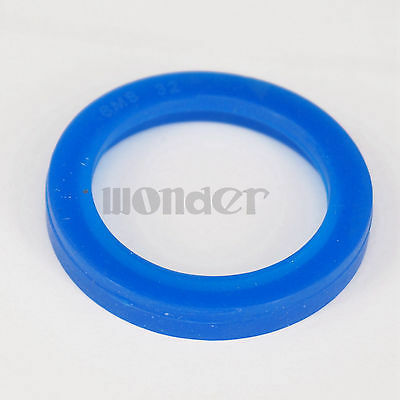 Flat Gasket Ring Washer, Tomada Sanitária SMS, União Azul, Silicone, Fit 32mm O, O D, 5Pcs