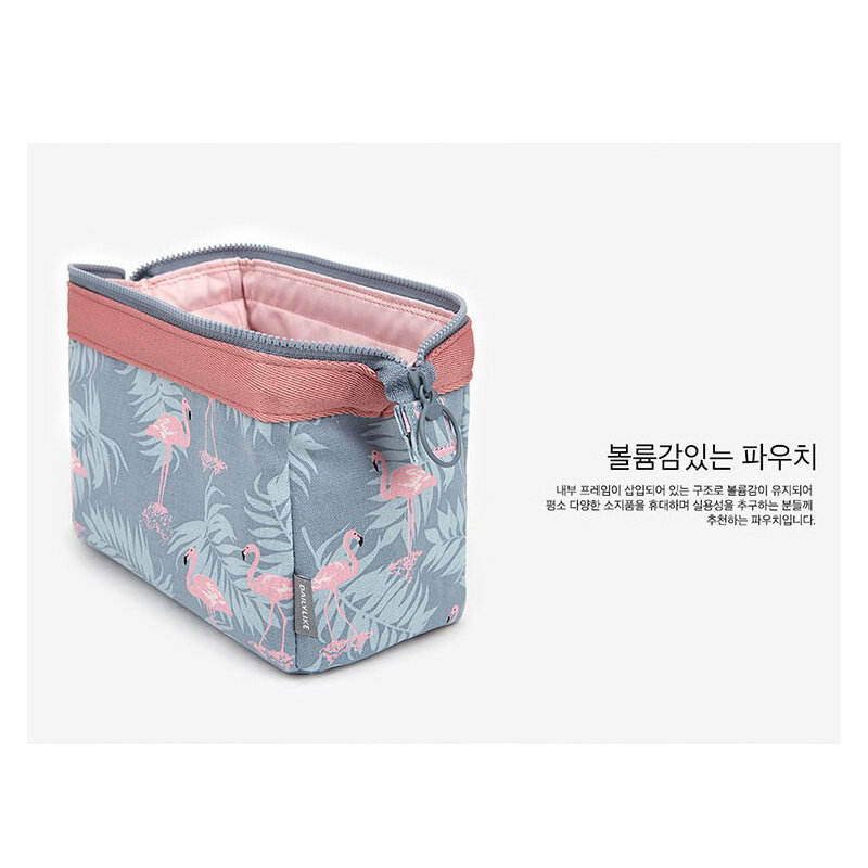 New fashion cosmetic bag Women waterproof Flamingo makeup bags organizer da viaggio kit da toilette borse per il trucco portatili estetista