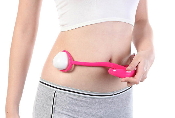 Wheel Abdominal Fat Slimming Waist Massager Roller Body Massage Fitness Care Tool Meridian Brushes Belly Hot Sale
