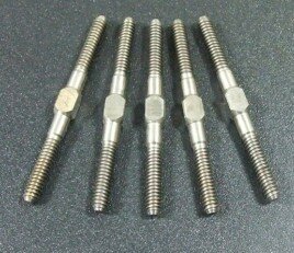 Varilla de empuje de aleación de titanio M3X61mm con dientes en el sentido de las agujas del reloj y antihorario (el sistema de EE. UU.), 1 unidad