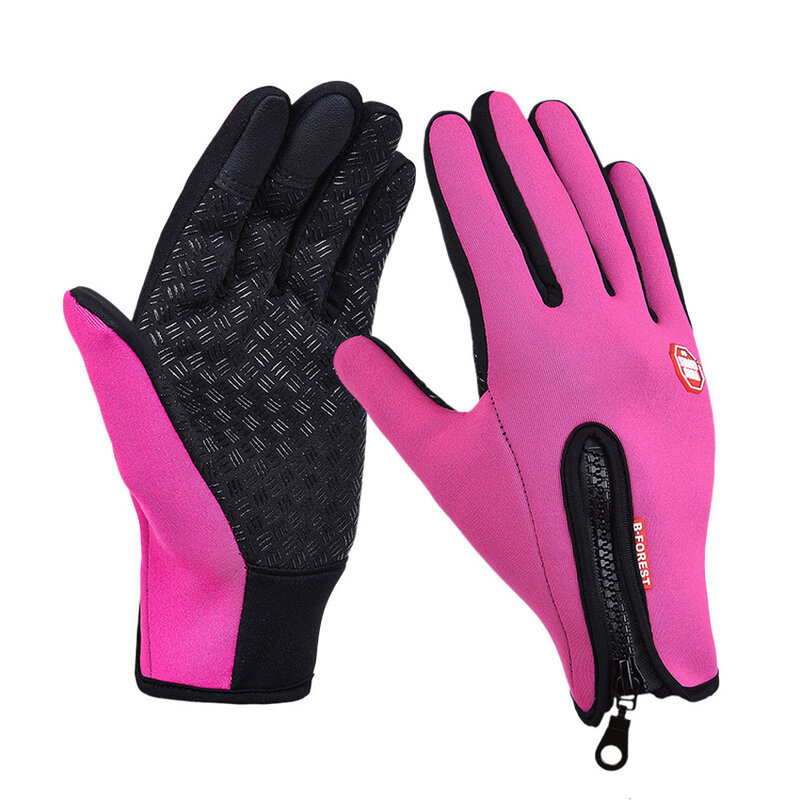 Bestseller zimowe rękawiczki mężczyźni kobiety polarowe termiczne rękawice rowerowe szosowe MTB rękawice taktyczne narciarstwo rękawiczki sportowe do rowerów