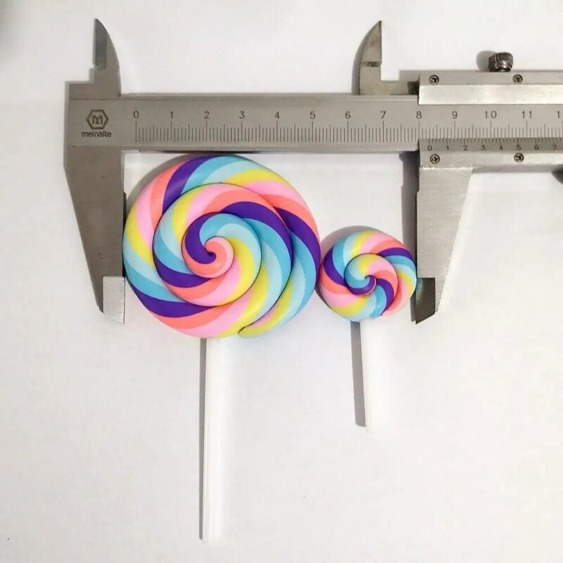 8Pcs Miniatur Resin Lollipop Berpura-pura Mainan Mini Kerajinan Peri Taman Alat Dapur Anak-anak Hadiah