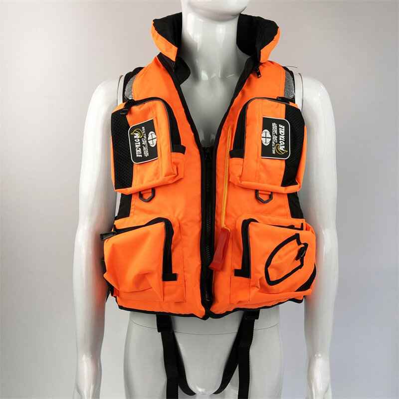 大人の救命胴衣,調節可能な浮力服,水泳,ボート,セーリング,釣り,ウォータースポーツ,男性の安全服