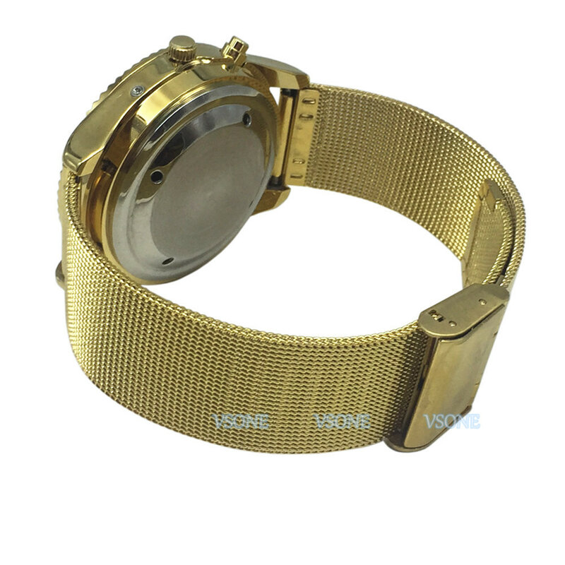 Reloj de pulsera parlante francés con alarma de cuarzo, fecha y hora parlante, Color dorado, esfera blanca