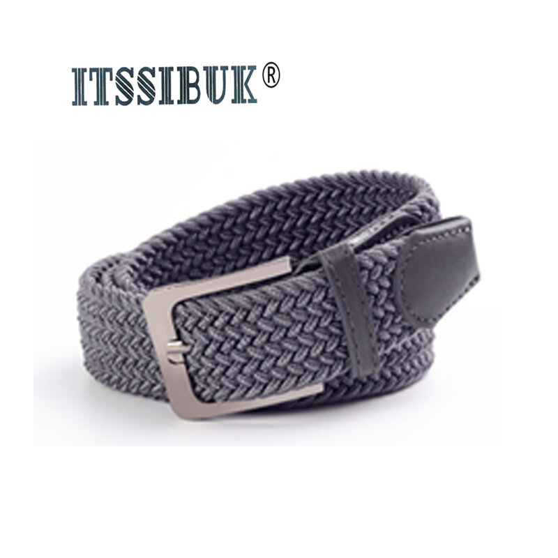 ITSSIBUK, novedad de moda, cinturón tejido elástico de ocio Universal para hombres y mujeres, 2019-105 cm, 110