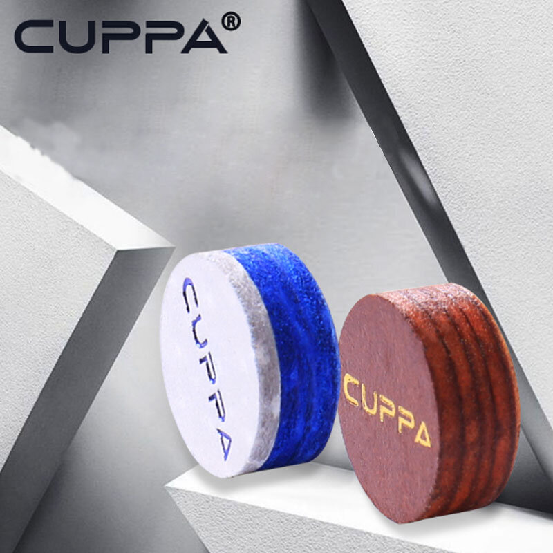 CUPPA One Piece 5 Layers Snooker Cue Tip 10mm Pig Leather Billiard Accessories Good Elasticity