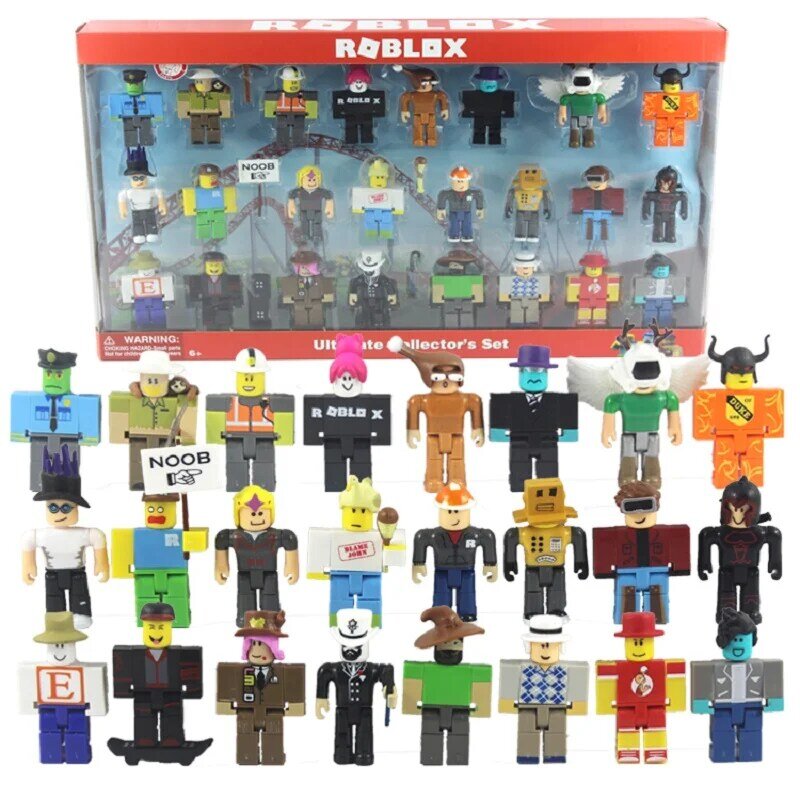 16 세트 roblox 그림 jugetes 7 cm pvc 게임 figuras robloxs 소년 장난감 roblox-game