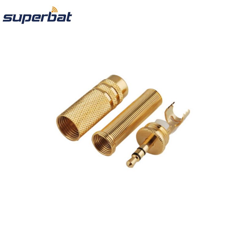 Conector Coaxial Superbat 3,5mm, engarce macho recto RF para el Cable 50-5