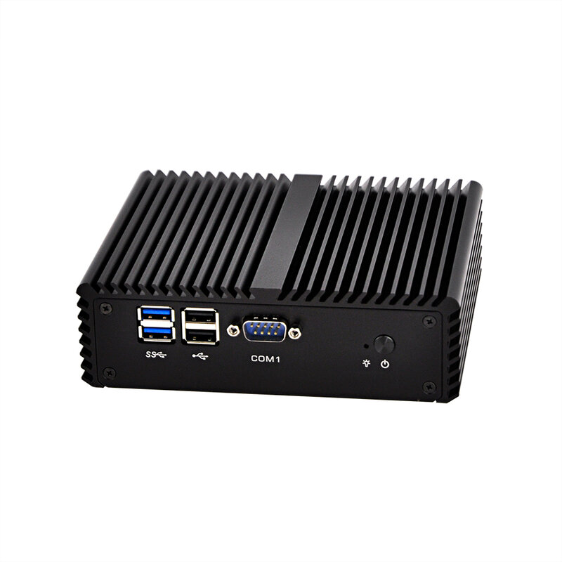 Gratis pengiriman komputer Mini PC perangkat keras inti prosesor i5-4200U dengan 2 Gigabit NIC mendukung AES-NI