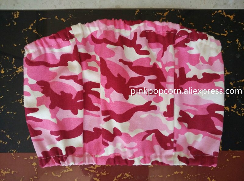 Conjunto de dos piezas de camuflaje rosa para Mujer, top corto de tubo, Camis + Pantalones Cargo, chándal informal, ropa de calle, traje femenino, 2 piezas
