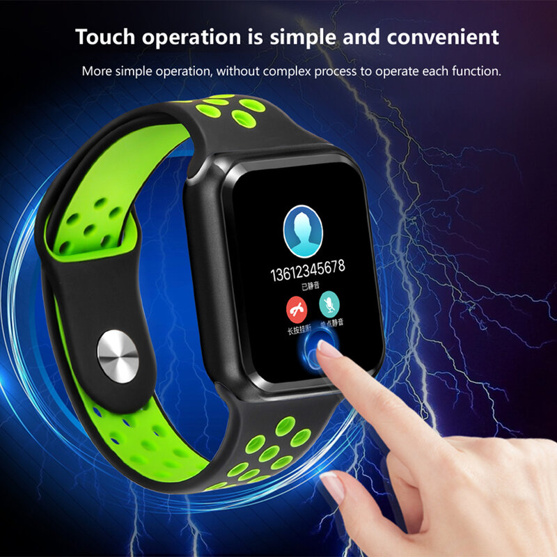 NAIKU S226 smart watch mężczyźni kobiety Fitness Tracker pulsometr inteligentna bransoletka krokomierz z ciśnieniomierzem Android IOS