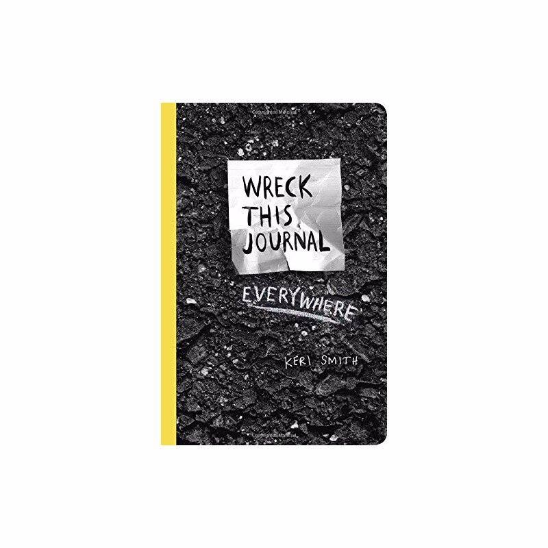 Wreck-libro Original en inglés de Keri Smith, 144 páginas, Wreck This Journal (negro), Expanded ED
