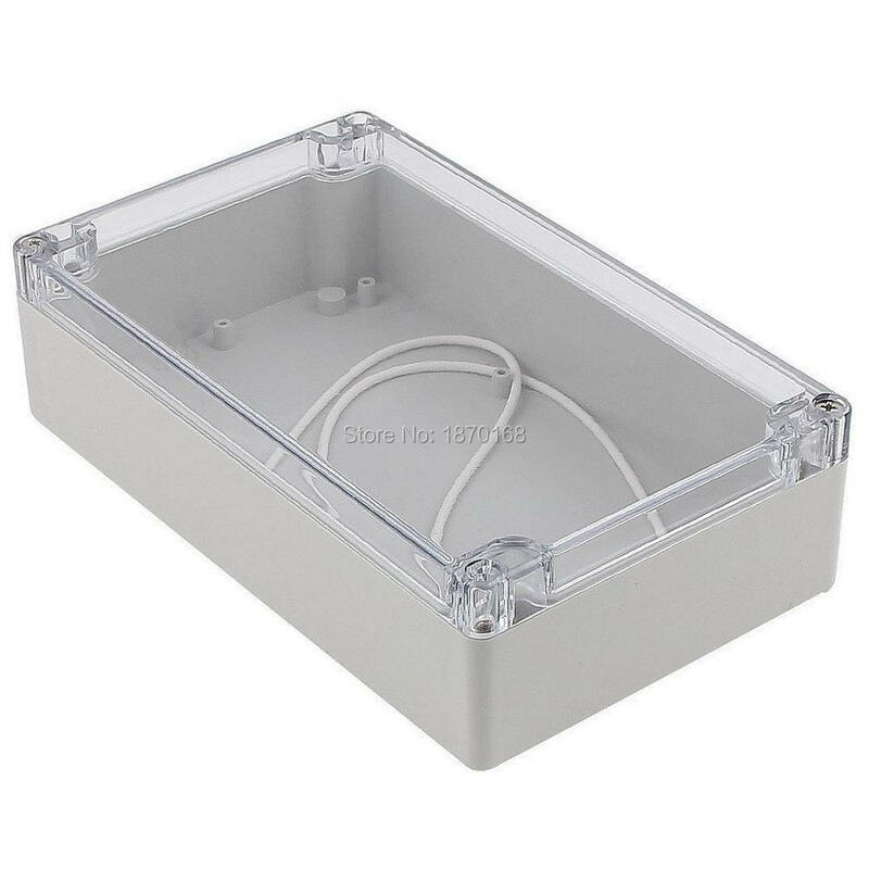 200mmx120mmx56mm Transparent Cover Waterproof Junction Box Connecting Box Enclosure