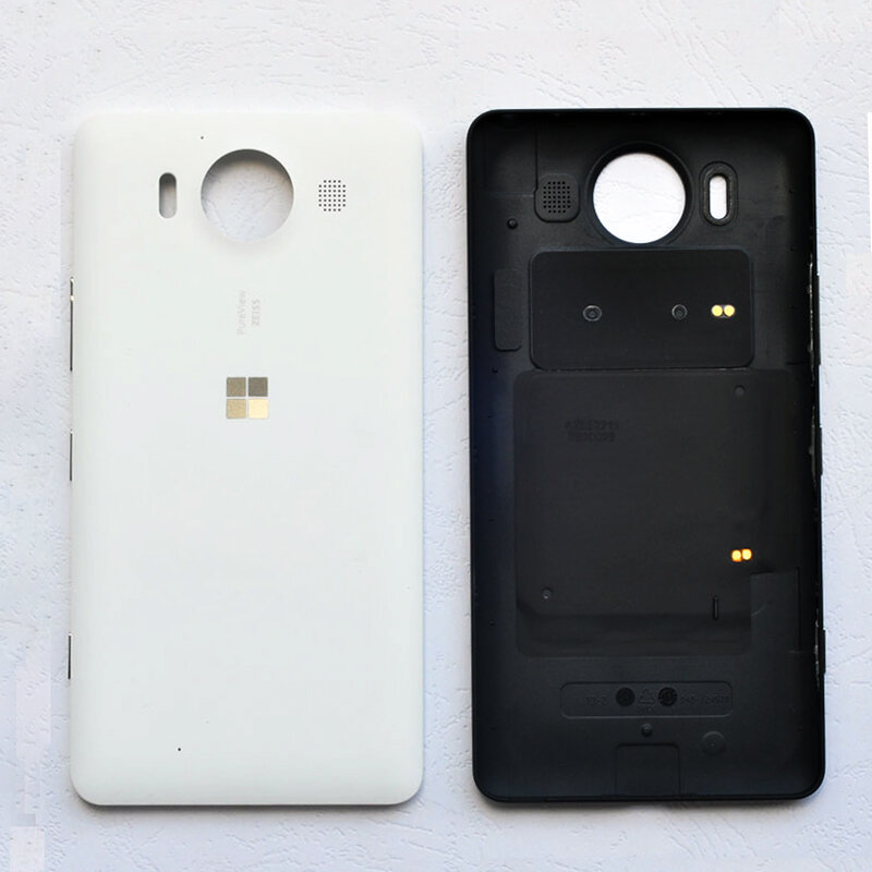 Новый пластиковый задний корпус ZUCZUG для Nokia Microsoft Lumia 950 задний корпус Крышка батарейного отсека задняя крышка с NFC + боковые кнопки