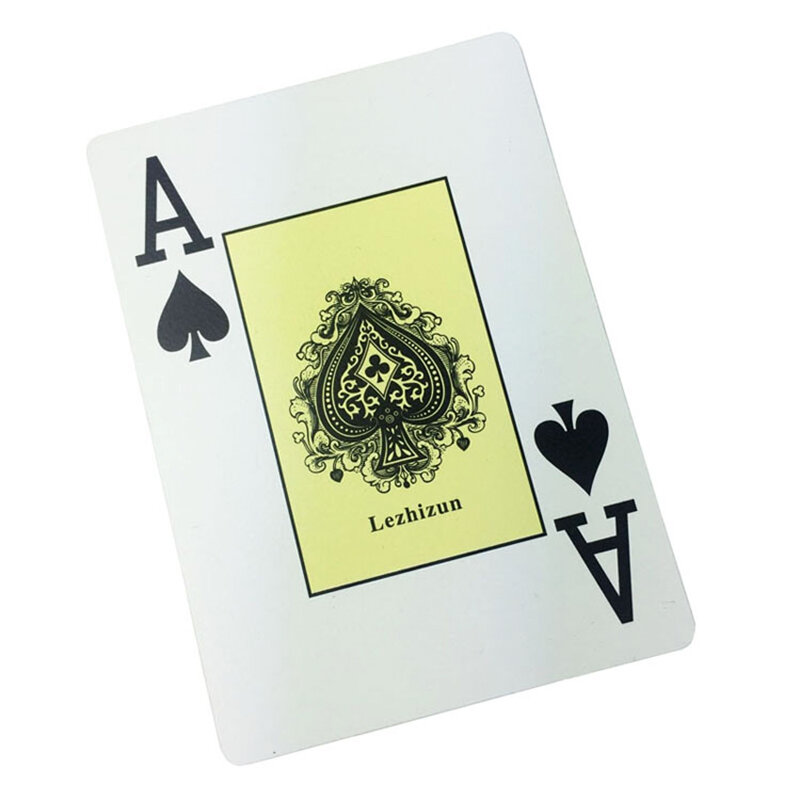 2 set/lote Baccarat Texas Hold'em de cartas de plástico impermeable glaseado Tarjeta de póquer Pokerstar juego 2,48*3,46 pulgadas