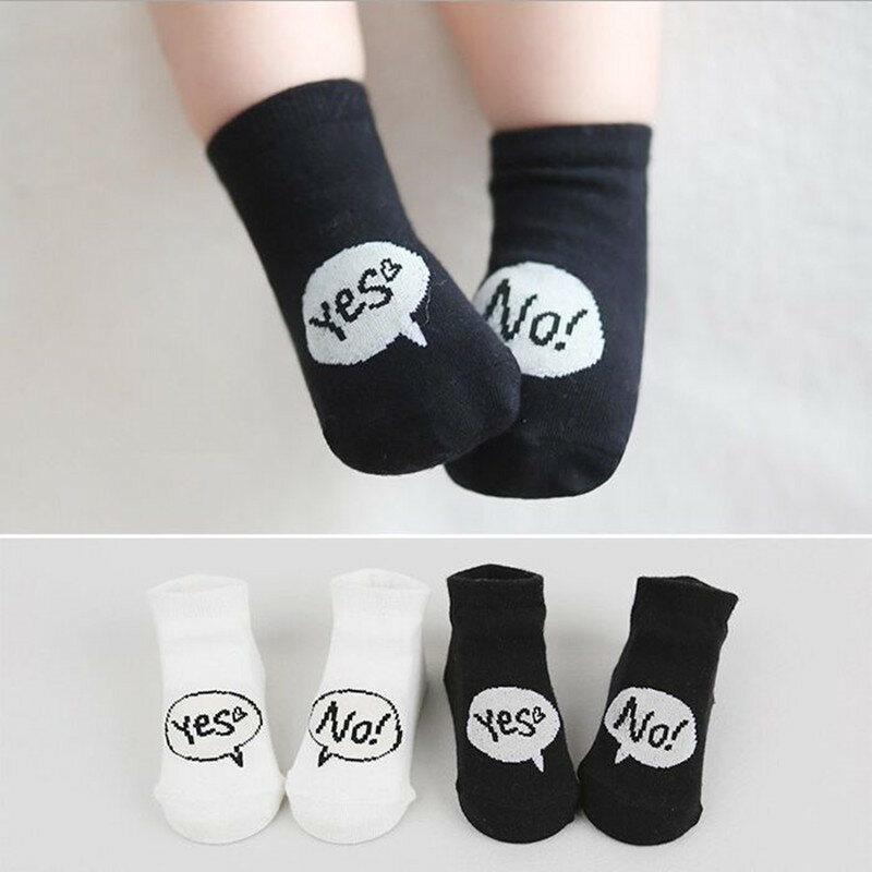 2024 New Spring Baby Socks Newborn Cotton Boys Girls Cute Toddler Asymmetry Anti-slip Socks