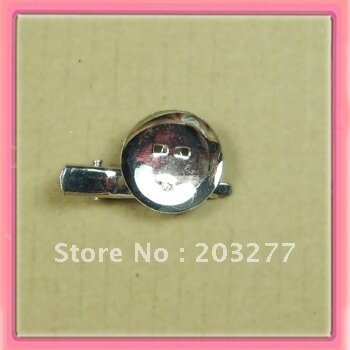 100 unids/lote, Círculo de metal de 2,3 cm con clip de alineación y pin de broche, envío gratis