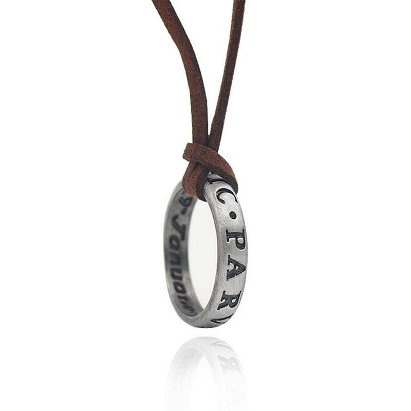 Неочаровательное 4 Винтажное кольцо для косплея Нейтана Дрейка кожаное ожерелье с кулоном в виде кода