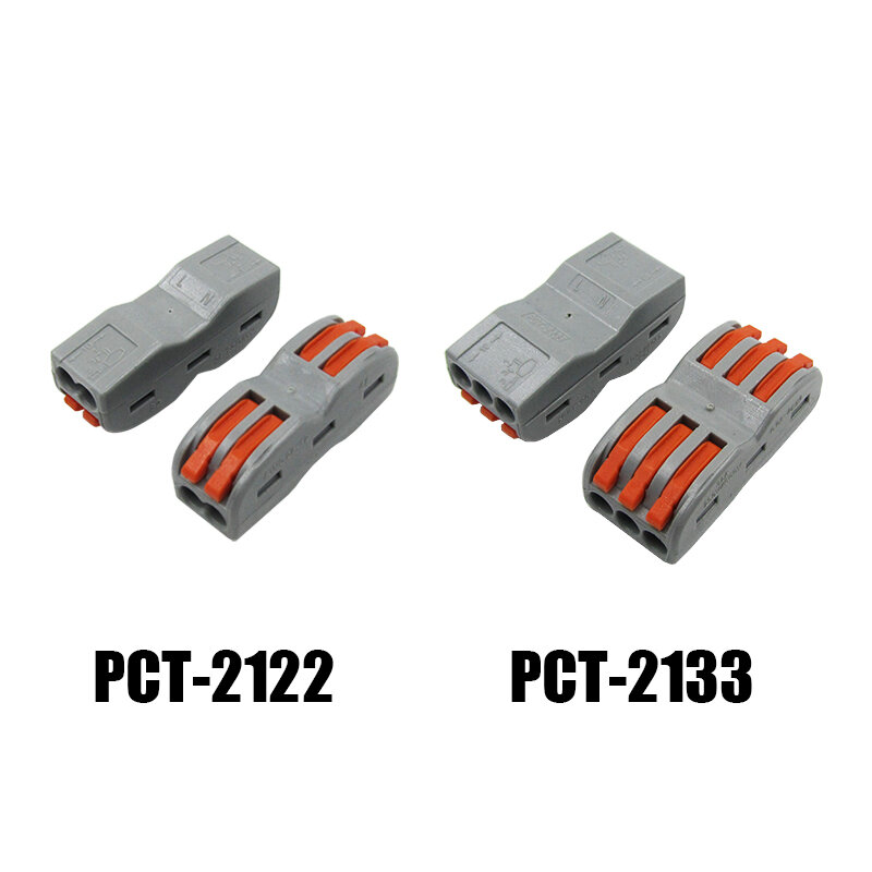 type 50PCS Electrical Wiring Terminals Household Wire Connectors Fast Terminals For Connection Of Wires Lamps And Lanterns
