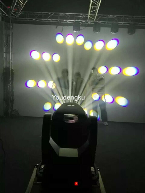 6pcs con flycase della fase di guangzhou fabbrica 280w fascio testa mobile dj sharpy luce spot del fascio r10 in movimento testa club