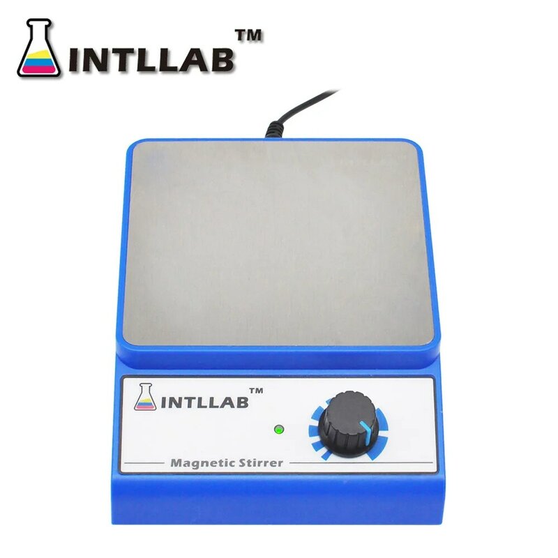 INTLLAB 마그네틱 교반기, 교반 막대가 있는 마그네틱 믹서, 최대 교반 용량: 3000ml, 3000 rpm