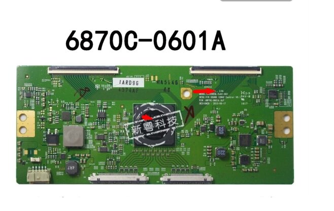 6870C-0601A T-Con Logic Boardสำหรับเชื่อมต่อกับT-CONเชื่อมต่อบอร์ด