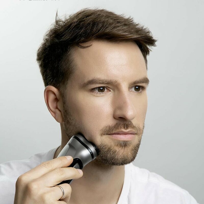 Xiaomi Elektrische Original gesicht rasierer Enchen BlackStone 3D Elektrische Rasierer, Männer Waschbar USB Aufladbare Rasieren Bart Maschine