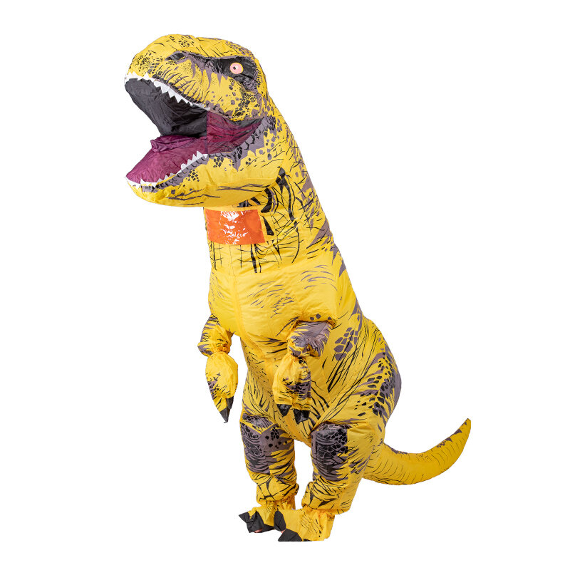 Erwachsene Kinder Männer Dinosaurier Kostüm Geburtstag Party Kleid Aufblasbare Dino Kostüme Halloween Cosplay für Frauen Volle alter größe