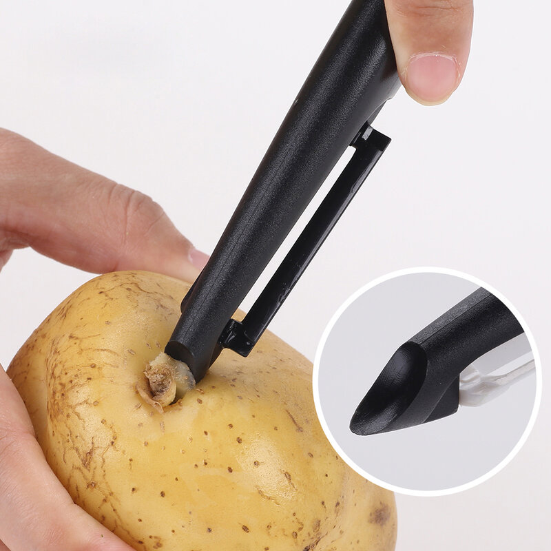 Couteau à éplucher les légumes fruits, éplucheur de pommes de terre en céramique coupe-légumes couteau à éplucher les pommes Gadgets de cuisine accessoires