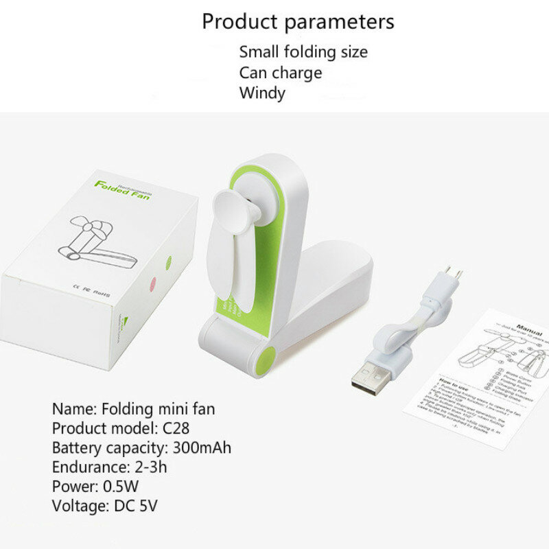 Refroidisseur d'air portable USB Mini, ventilateur électrique, petit refroidisseur d'air, chargement d'origine, appareils ménagers, bureau