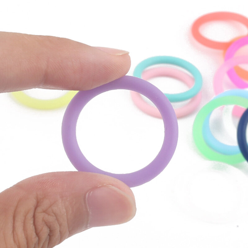 5 pz cerchio di gomma 22mm succhietto Clip anello in Silicone accessori per bambini ciuccio ciuccio supporto Clip adattatore per anello MAM Baby massaggiagengive
