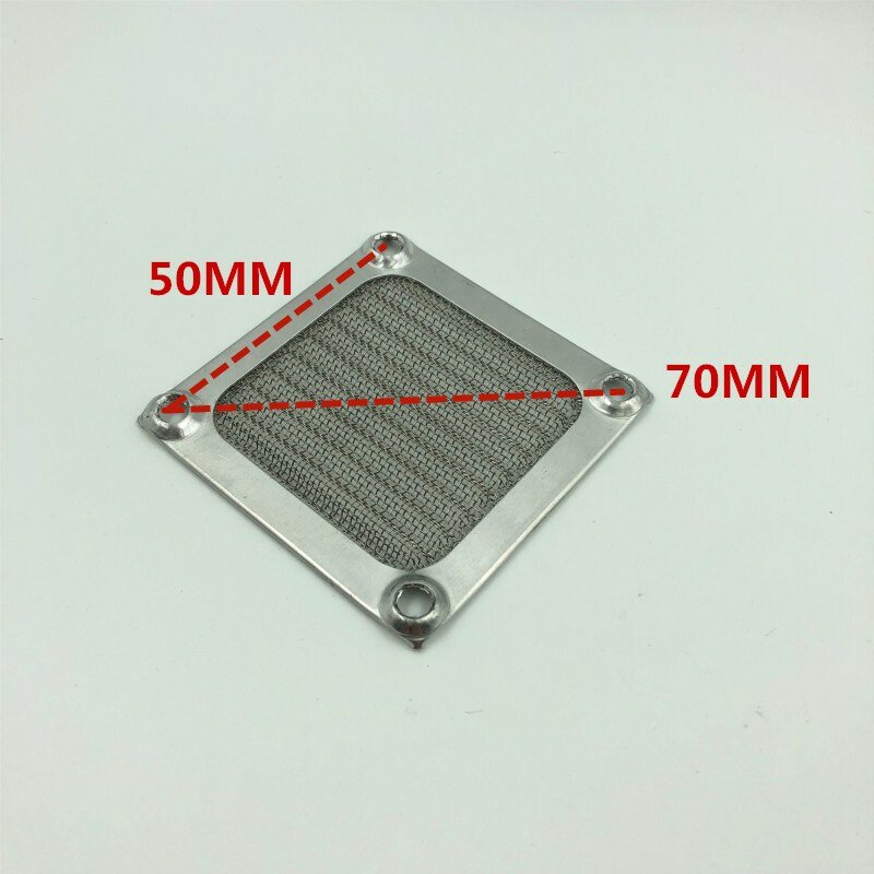 6CM/8cm/9cm/12cm aluminum mesh dust filter mesh Net Guard 80mm computer case dust filter 120mm exhaust fan filter