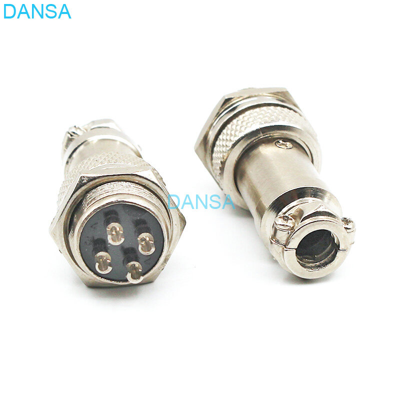 GX16 2 3 4 5 6 7 8 9 10 Pin Aviation Plug 16mm Public Male Socket Female Plug of Cable Panel Metal Chassis Connector