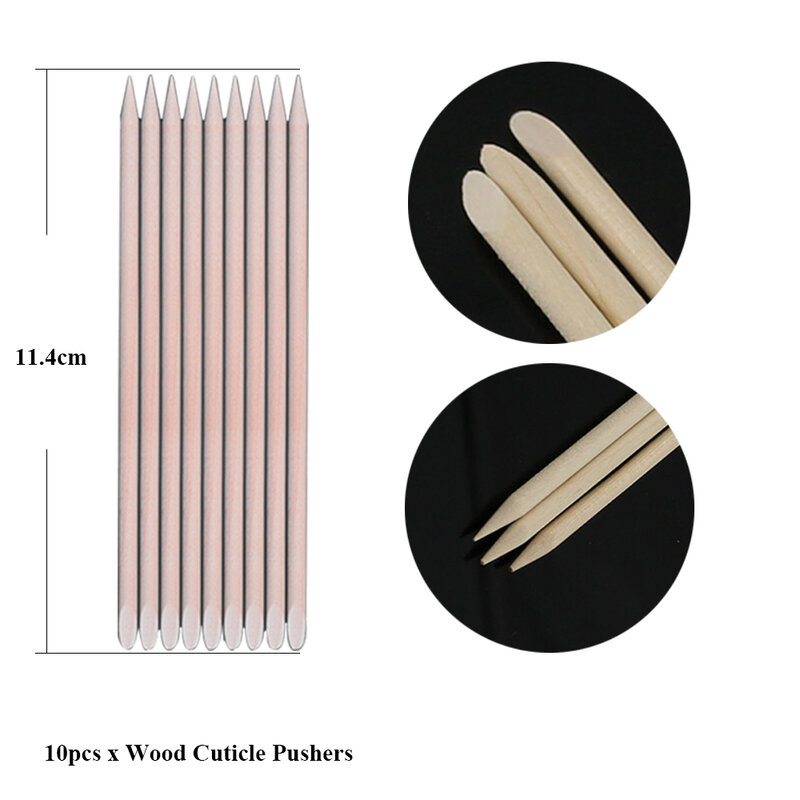 1 Set Manicure Kit Nail Art Empurrador de Cutícula Das Unhas Esponja Lixa de Unhas Falsas Exibição Cartão Ferramentas Unhas Set
