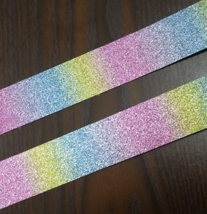 1.38M /10mm 25mm Wide Lace Ribbon Bow Easter PU Webbing Fabric DIY Rainbow Ribbons For Crafts satin nastro raso wstazka L-5