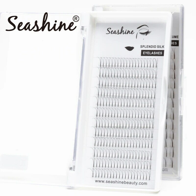 Seashine Professional Premade Volume Fans Lash Russian Volume C&D Curl Eyelash Extension Faux Mink  Eyelash Extensions