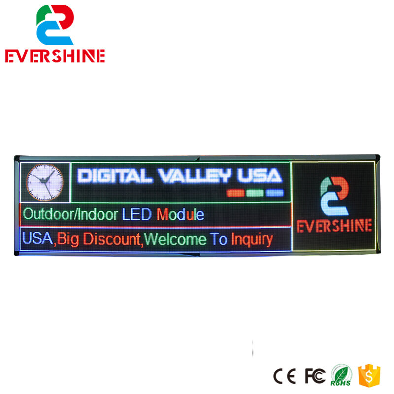 DIY P6 outdoor LED Display screen P6 SMD full color Module 36pcs 2pcs Control card and 1 pcs power Supply