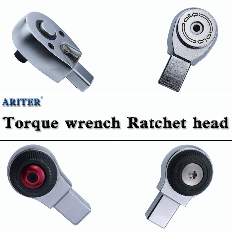 Open Ratchet Torque Wrench, Inserir Ratchet Head Tools Head, Aplicar para Quick Release Grip, 9*12, 14*18