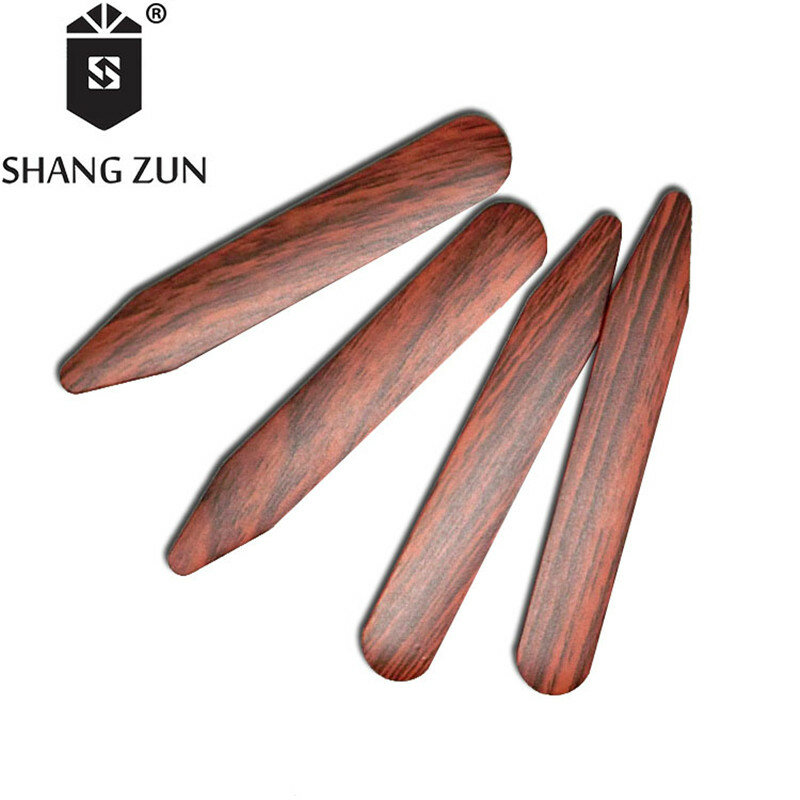 2.2 Shang Zun 16 Pcs White Plastic Collar Stays in Glass Bottle