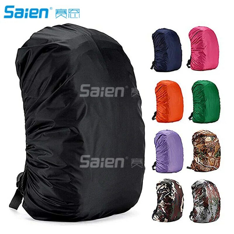 Capa de chuva impermeável para bolsa, capa protetora à prova de chuva para acampamento, caminhada e viagem, pacote com 5 a 60l