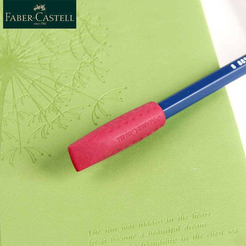 Faber-Castell-Boné Eraser Pen, Borracha Multi-Funcional, Extensor de Papelaria, 1871, 3pcs por conjunto