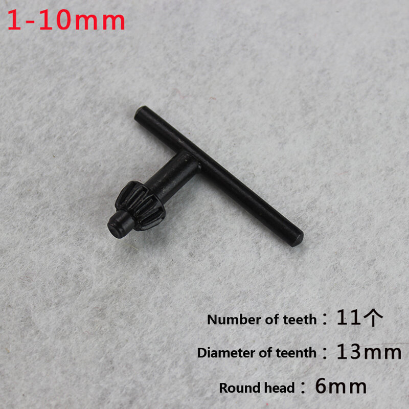 Chave elétrica do mandril da broca da parte da ferramenta da chave do mandril da broca da mão aplicável a 6mm 10mm 13mm 16mm mandril da broca com capa da goma