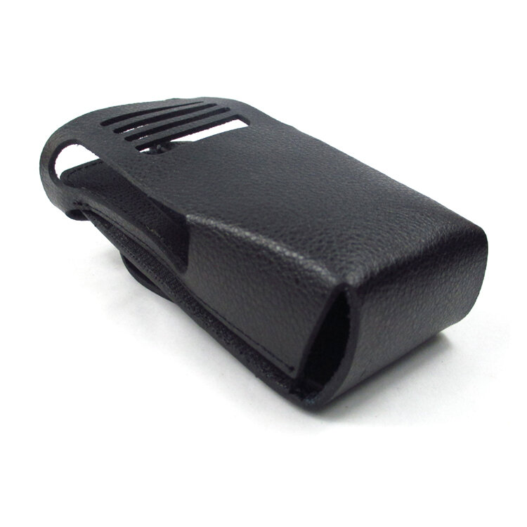 حقيبة كتف من الجلد الطبيعي مع راديو ، حافظة صلبة لهاتف Motorola XIR P8200 P8208 P6500 P6200 GP328D