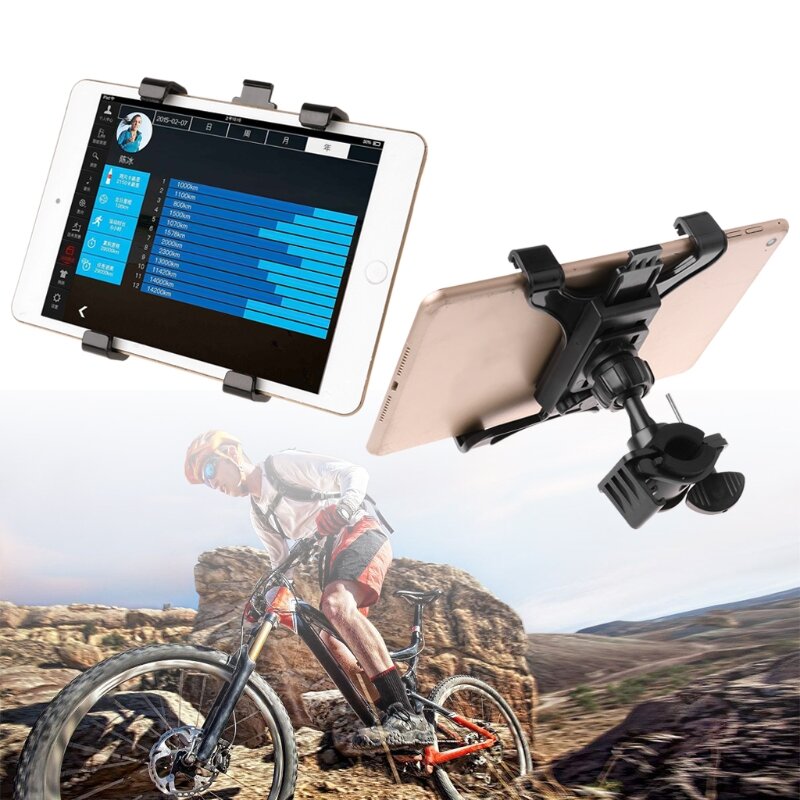 1 Pc High Quality ABS Plastic Bicycle Mini Tablet Holder Universal Adjustable Mount Bike Bracket For 7in-11in