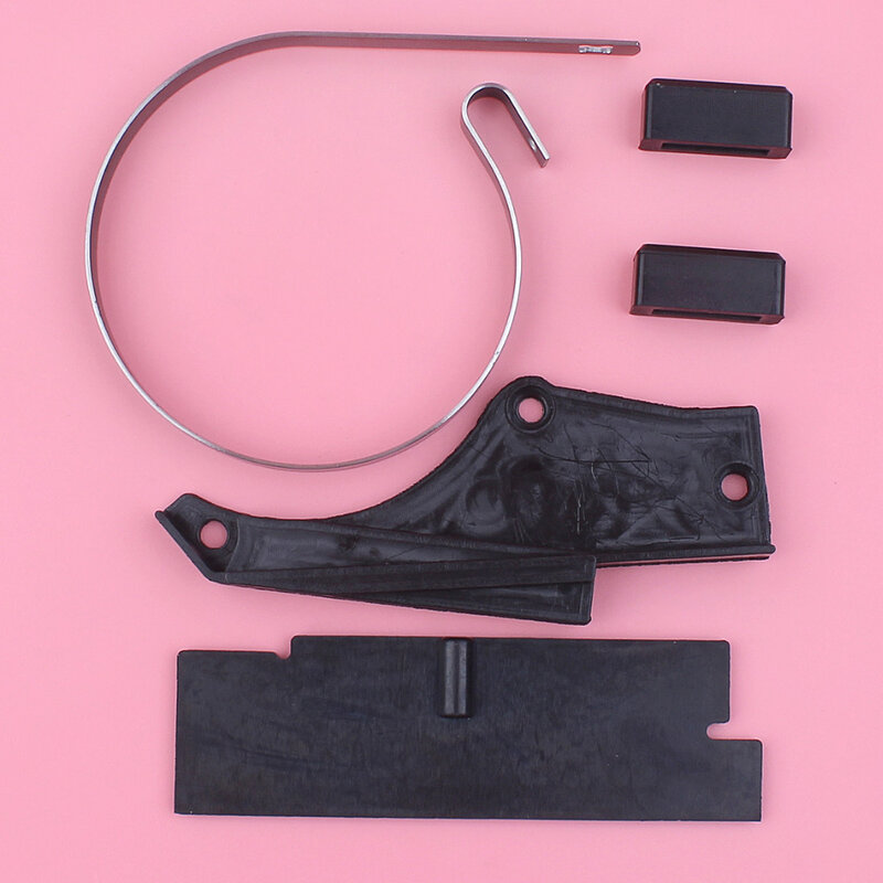 Chain Brake Band For Chinese Chainsaw 5200 52cc Spring Cover Oil Baffle Plate Guide Bumper Strip Kit Spare Tool Part