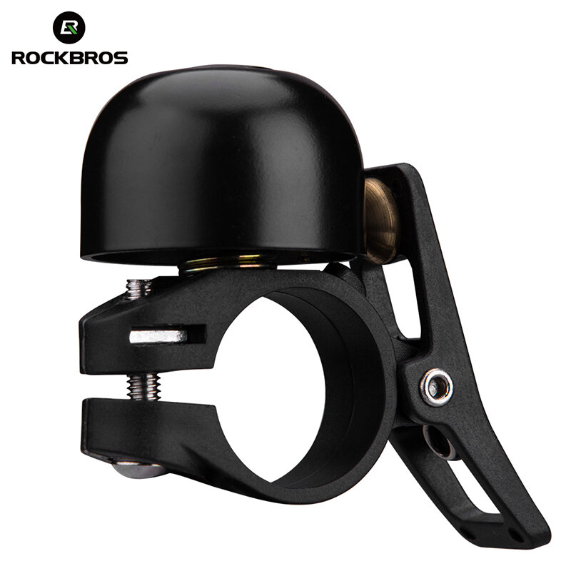ROCKBROS Cycling Bike Bicycle Bell Ring Aluminium Horn MTB Bike Mini Bell Handlebar Ring Clear Loud Sound Bicycle Accessories