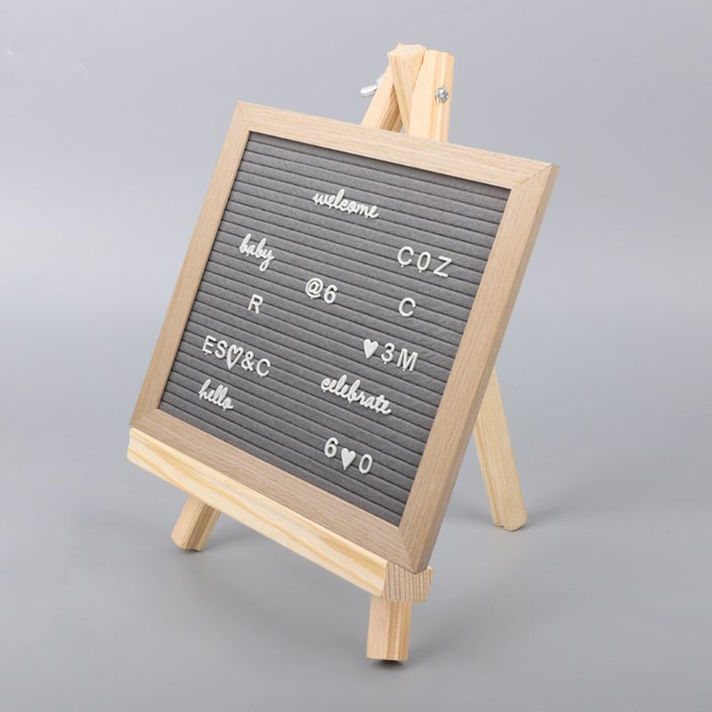 18X24cm Mini artiste chevalet en bois Table de mariage support de carte présentoir pour la décoration de fête
