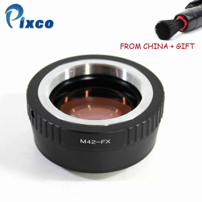 ADPLO 011247, M42-FX Focal Reducer Speed Booster, Suit for M42 Lens to Suit for Fujifilm X Camera
